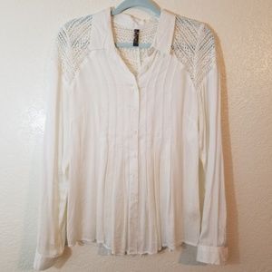 Free People button down shirt SZ 12